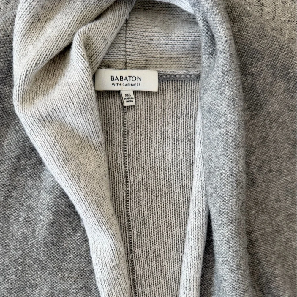 Aritzia Babaton Women’s Beekman Cardigan in Heathered Gray, XXS - Picture 3 of 8